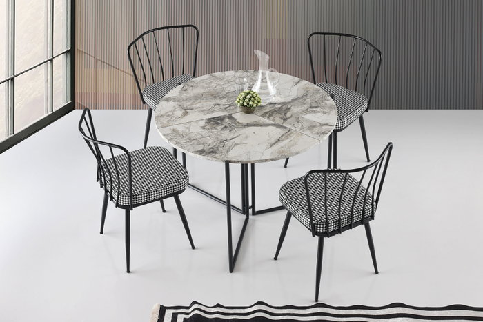 Hanah Home Mesa de Comedor Yaprak - 1203 en Pino Atlántico